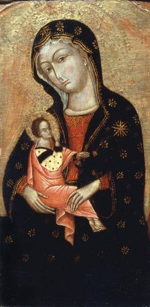 Mary with Child / Ital.Paint./ C14th a 