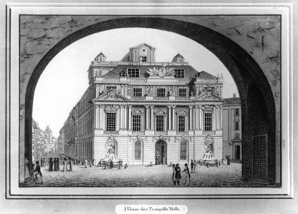 Vienna / Old University / Etching / 1825 a 