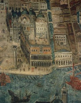 Venice, Doge''s Palace/ Bird eye''s view