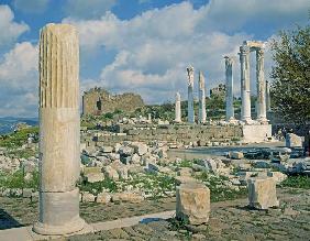 View of the city ruins (photo) 