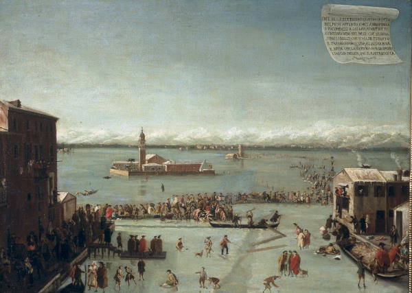 Venice, Frozen Lagune / Paint./ 1788 a 