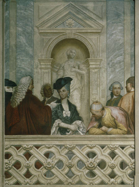 Venice, Pal.Grassi, Fresco Morlaiter a 