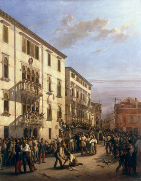 Venedig / Looting of Palazzo Querini a 