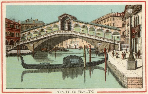Venice, Rialto-Bridge a 