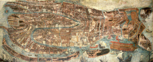 Venice, Bird''s eye view, c.1600. a 
