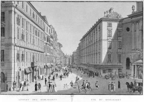 Vienna, Kohlmarkt /Aquatint/Schuetz/1786 a 