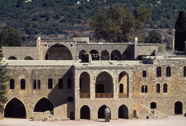 View of the palace (colour photo)  a 