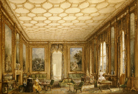 View Of A Jacobean-Style Grand Drawing Room a 