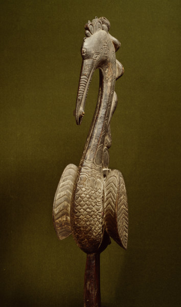 Vogelfigur, Baga, Guinea / Holz a 