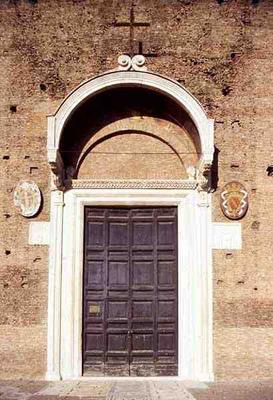 View of the doorway to the Convent, 17th century (photo) a 