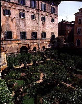 View of the gardens, designed by Antonio da Sangallo the Younger (1483-1546) and Nanni di Baccio Big a 