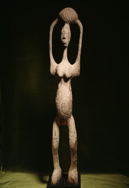 Weibliche Figur, (Bambara), Mali / Holz a 