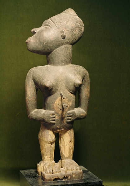 Weibliche Figur, Kongo / Holz a 
