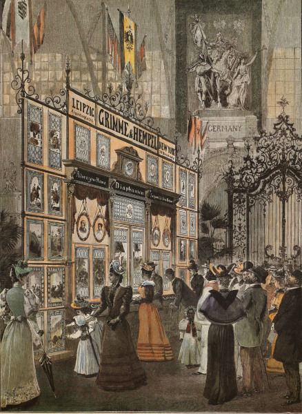 Worlds Fair Chicago 1893 , Woodcut a 