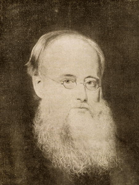 Wilkie Collins (1824-89) (b/w photo)  a 
