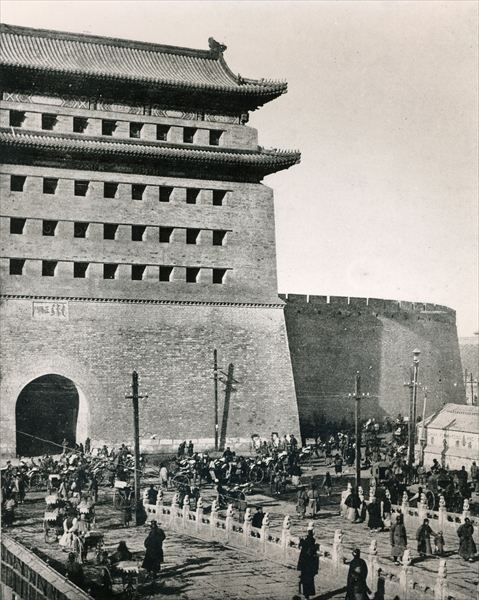 Zhengyangmen, traditionally called ''the Front Gate'', Beijing, illustration from ''Le Monde Illustr a 