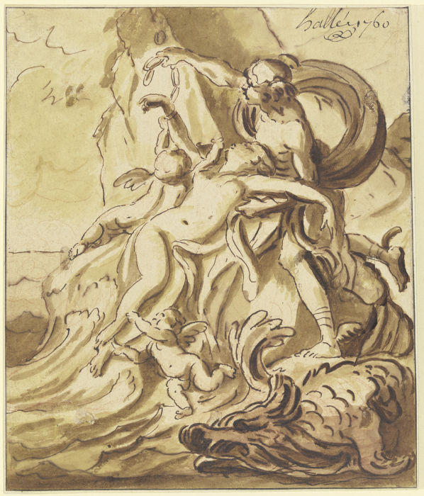 Perseus befreit Andromeda a Noël Hallé
