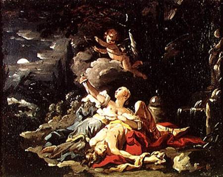 Pyramus and Thisbe a Noël Hallé