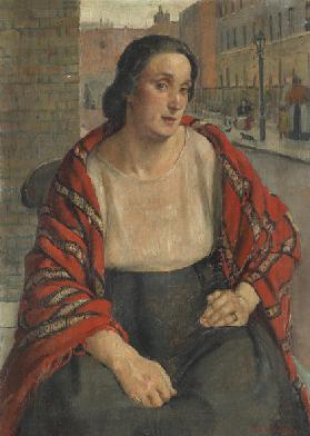 The Madonna of the Street, 1923 (oil on board)
