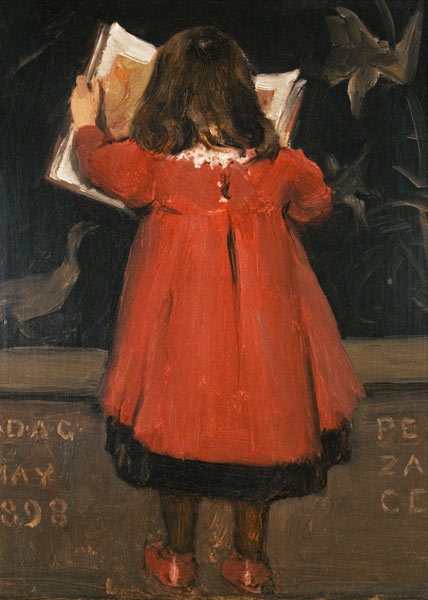 Portrait of the Artist's daughter, Alethea Garstin a Norman Garstin