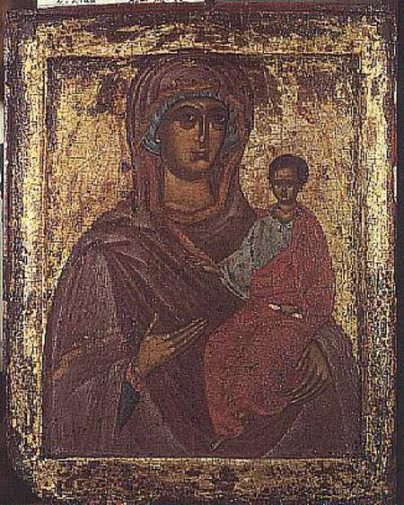 Icon of the Blessed Virgin a Novgorod School
