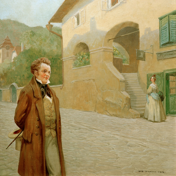 Schubert auf Spaziergang durch ein niederösterreichisches D a Nowak Otto