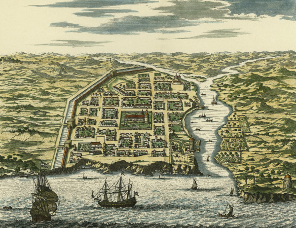 Santo Domingo , O. Dapper 1673 a O. Dapper