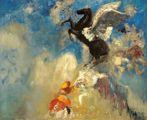 The Black Pegasus a Odilon Redon