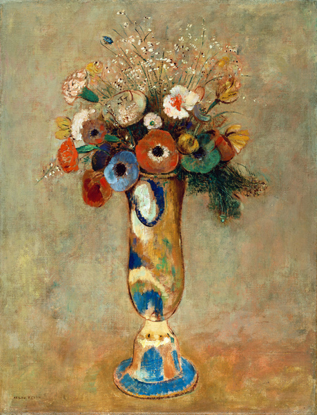 Vase of Flowers a Odilon Redon