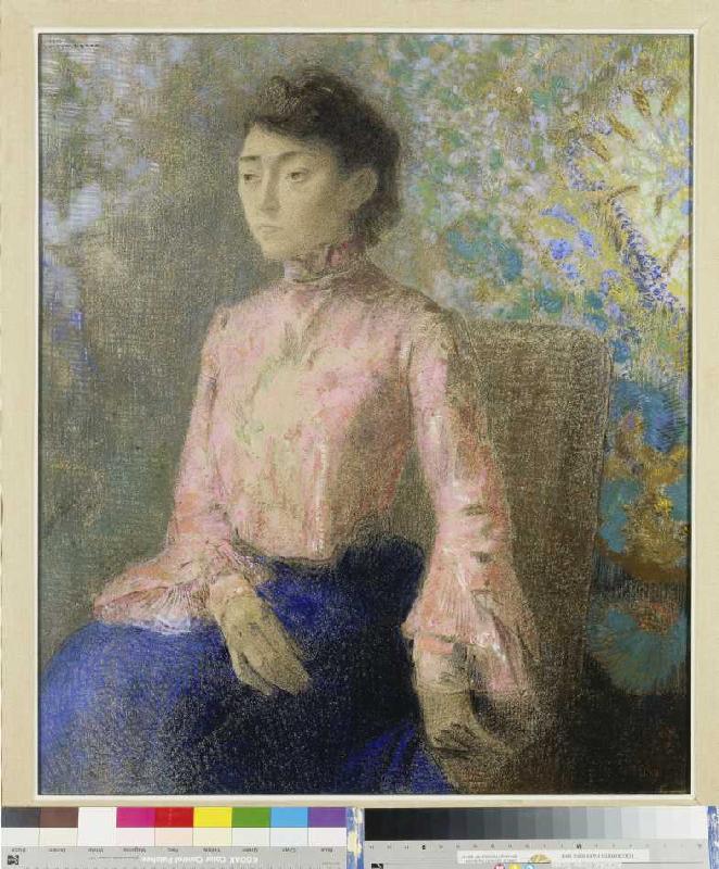 Portrait the Mlle Chaire a Odilon Redon