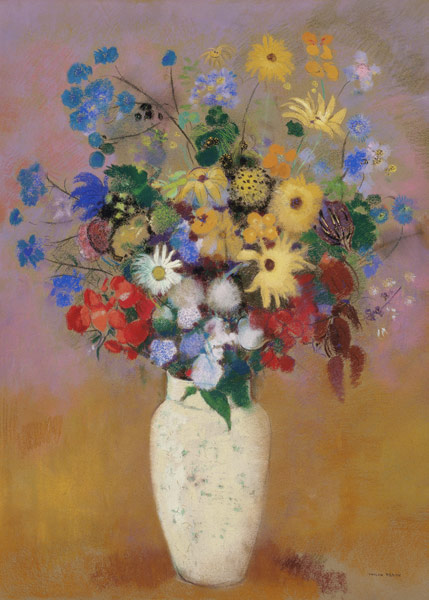 Vase of Flowers a Odilon Redon