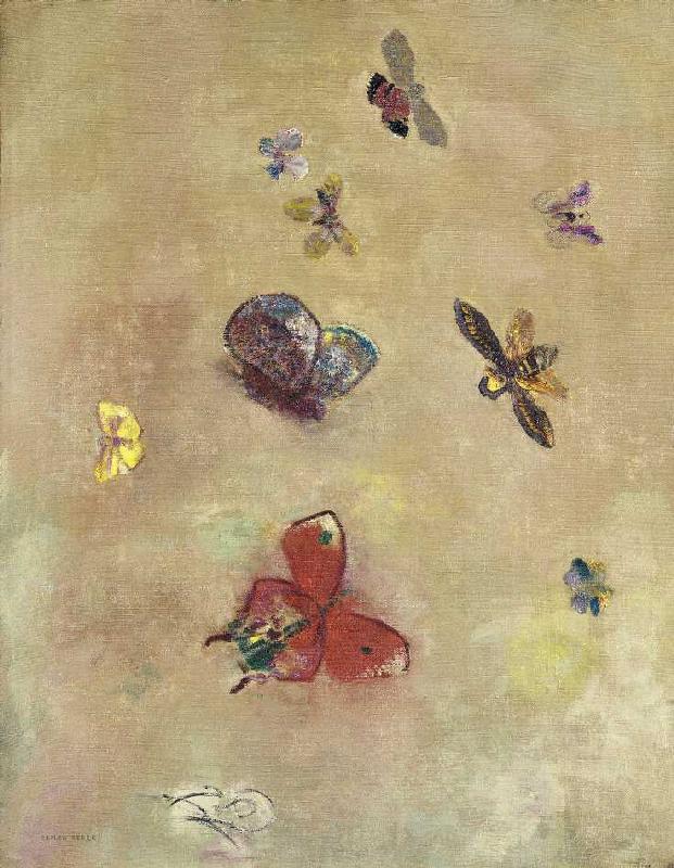 Papillons (Schmetterlinge) a Odilon Redon