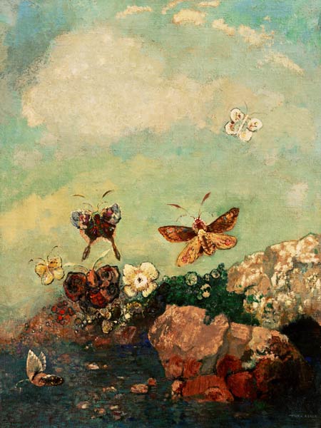 Butterflies a Odilon Redon