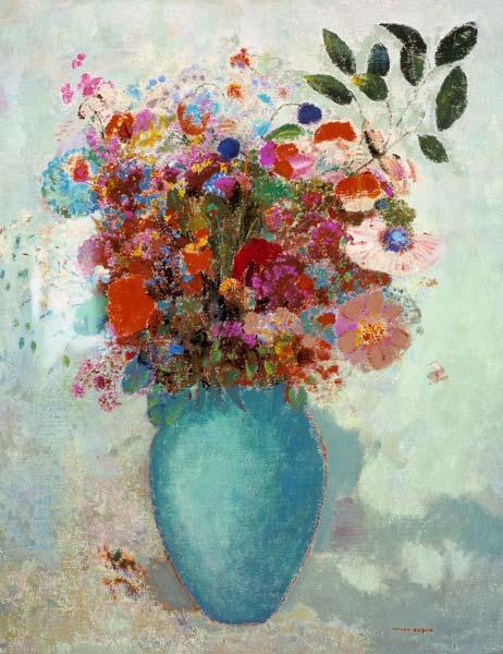 The turquoise vase