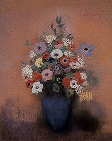 Vase de fleurs. a Odilon Redon