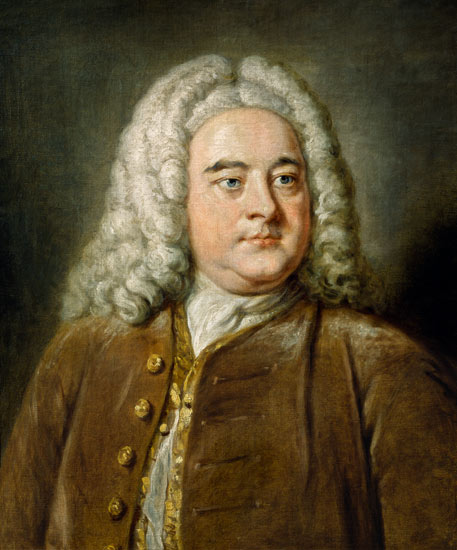 Portrait of George Frederick Handel (1685-1759) a of Bath Hoare