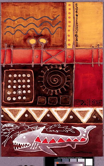 Untitled, 2004 (acrylic on canvas)  a  Oglafa Ebitari  Perrin