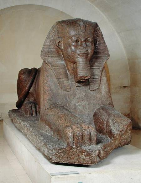 Large sphinx, from Tanis a Old Kingdom Egyptian