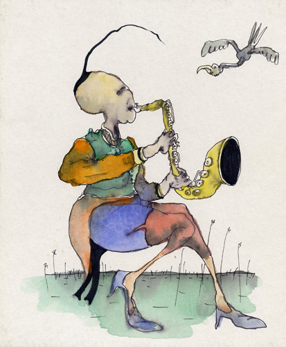 saxophone a Olege Kouvaev