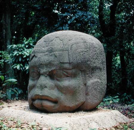Colossal Head 4, preclassic a Olmec