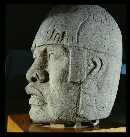 Colossal Head 4 from San Lorenzo, Veracruz, Mexico, preclassic a Olmec