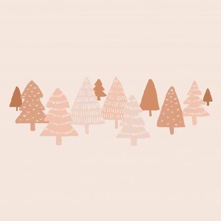 Blush Winter Trees