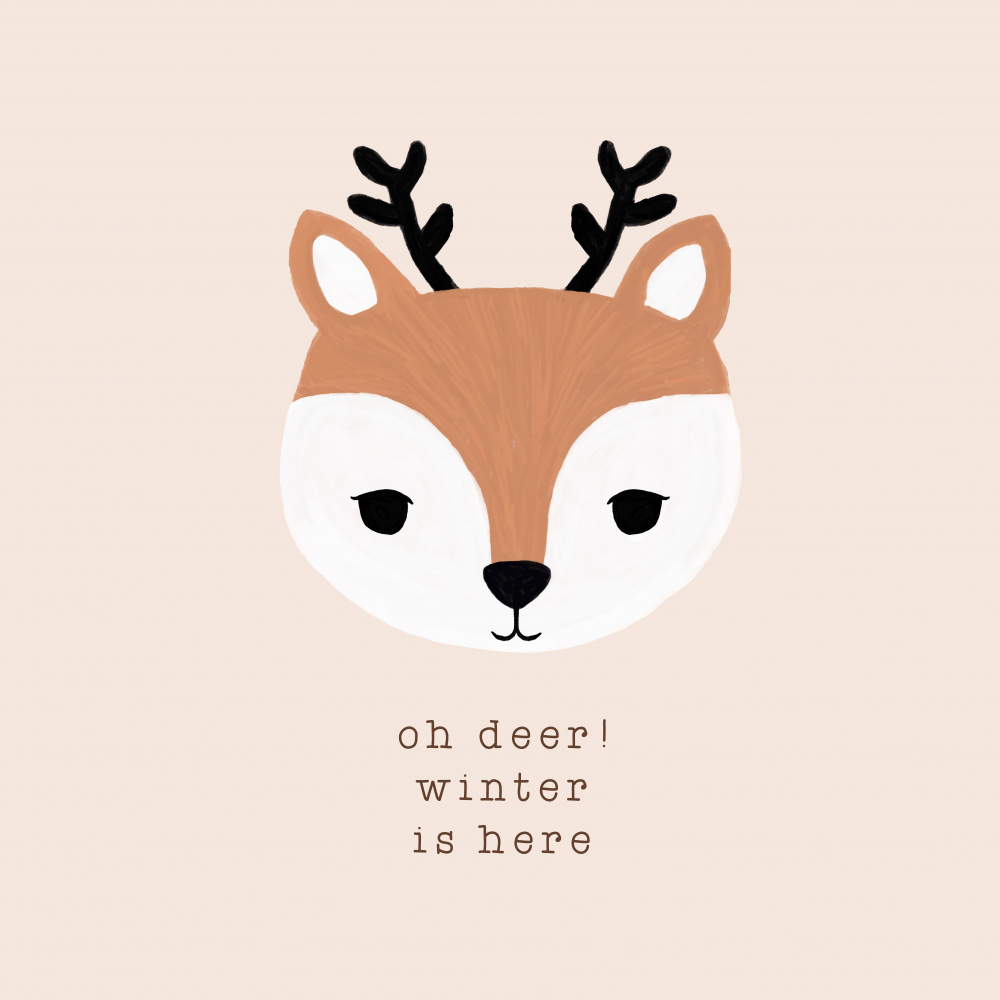 Oh Deer Winter Is Here II a Orara Studio