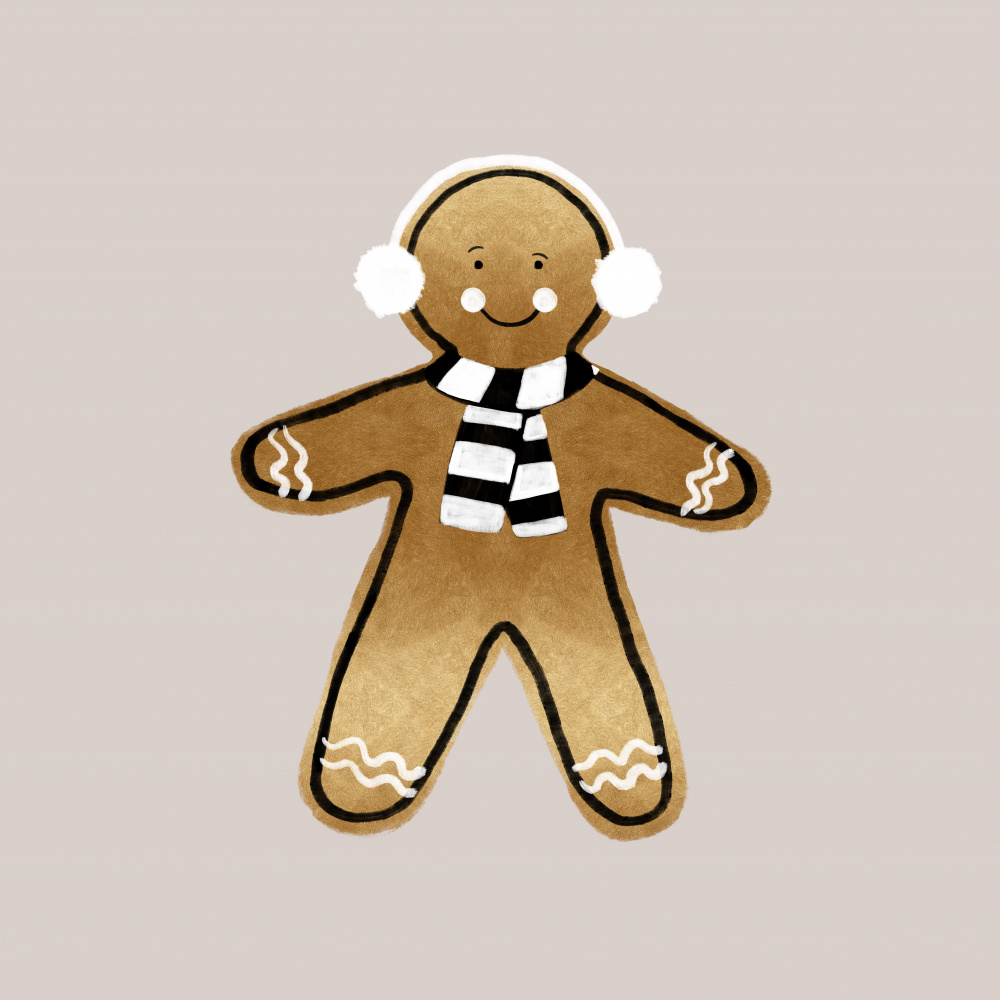 Xmas Gingerbread Man Ii a Orara Studio
