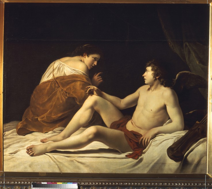Cupid and Psyche a Orazio Gentileschi
