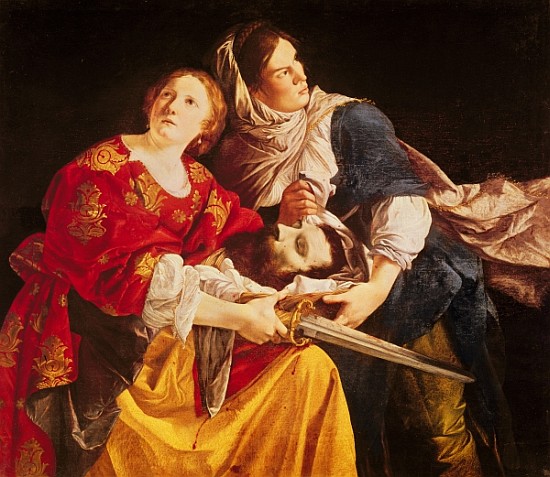 Judith with the head of Holofernes a Orazio Gentileschi