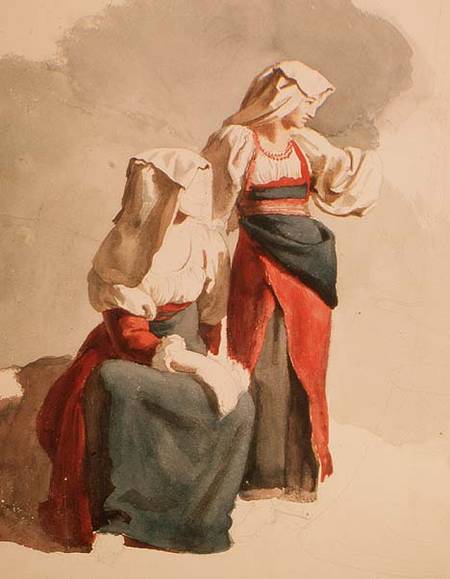 Italian Peasant Girls a Orest Adamovich Kiprensky