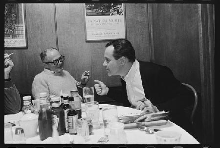 Billy Wilder and Jack Lemmon on the set of The Fortune Cookie