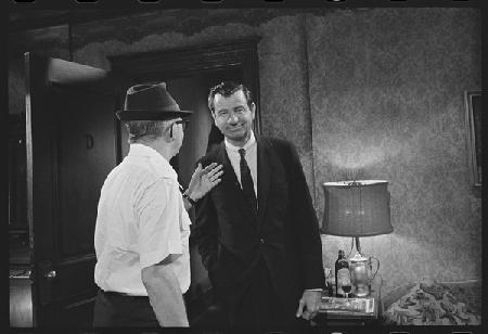Billy Wilder and Walter Matthau on the set of The Fortune Cookie