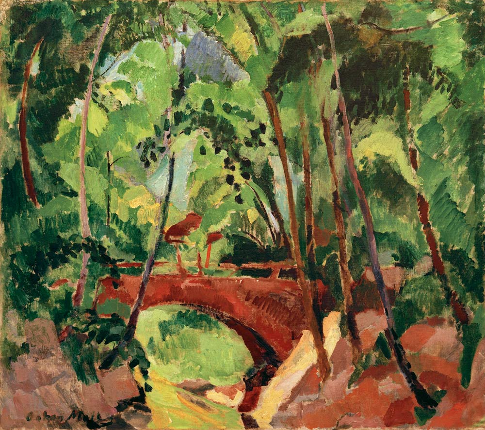 Grunewald bridge a Oskar Moll